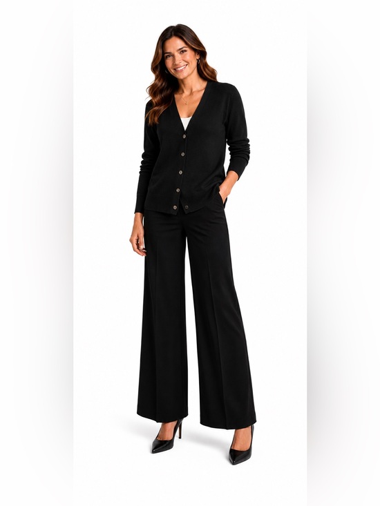 Banana Republic Sweaters - Banana Republic Black V-Neck Button Cardigan